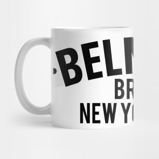 New York Bronx - New York Bronx Schriftzug - Bronx Logo - Bronx Belmont Mug